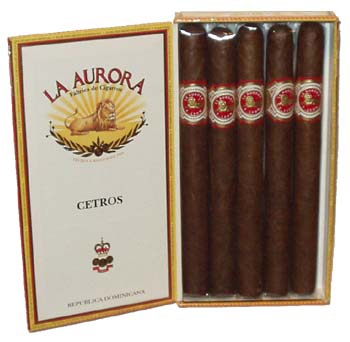 Коробка Lа Aurora Cetros на 5 сигар