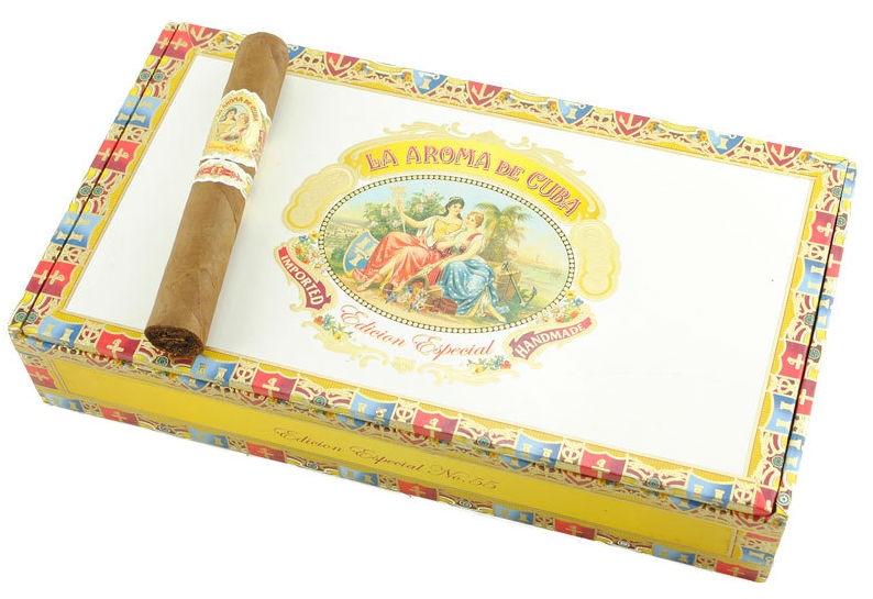 Коробка La Aroma del Caribe Edicion Especial № 55 на 25 сигар.
