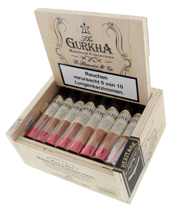 Коробка Gurkha Heritage Robusto на 24 сигары