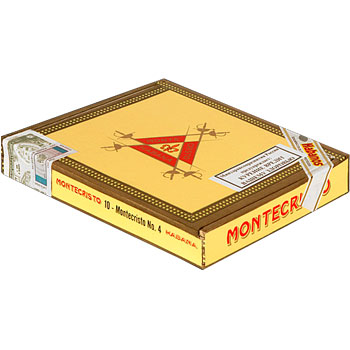 Коробка Montecristo No 4 на 10 сигар