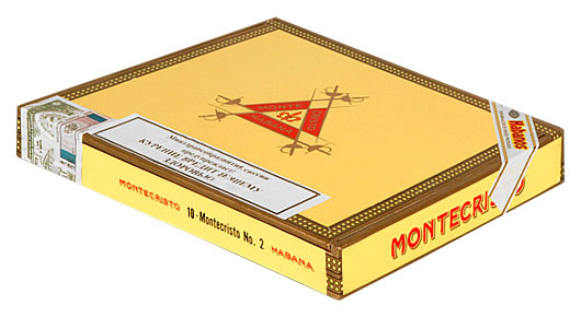 Коробка Montecristo No 2 на 10 сигар