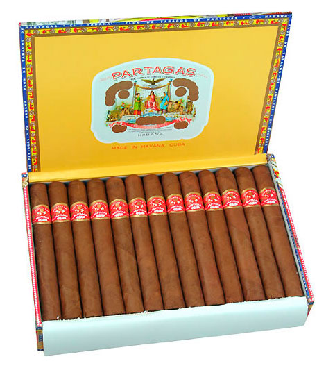 Коробка Partagas Aristocrats на 25 сигар