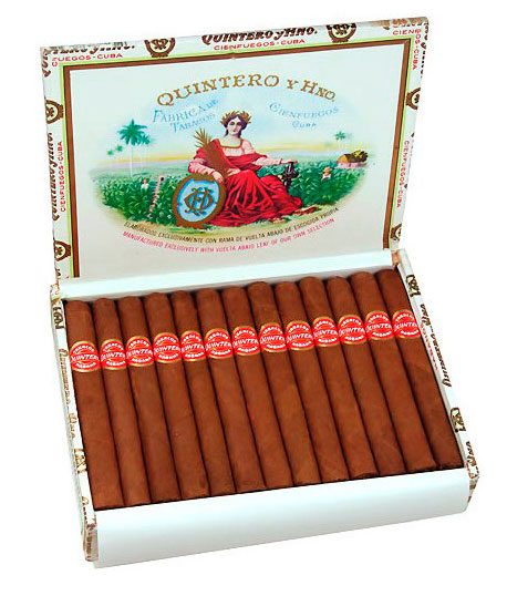 Коробка Quintero Panatelas на 25 сигар