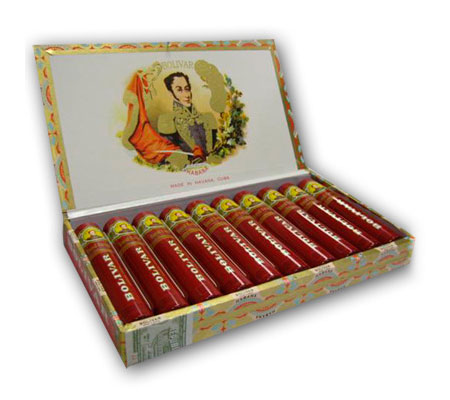 Коробка Bolivar Royal Coronas Tubos на 10 сигар