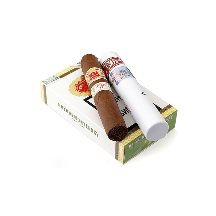 Упаковка Hoyo de Monterrey Epicure No 2 Tubos на 3 сигары