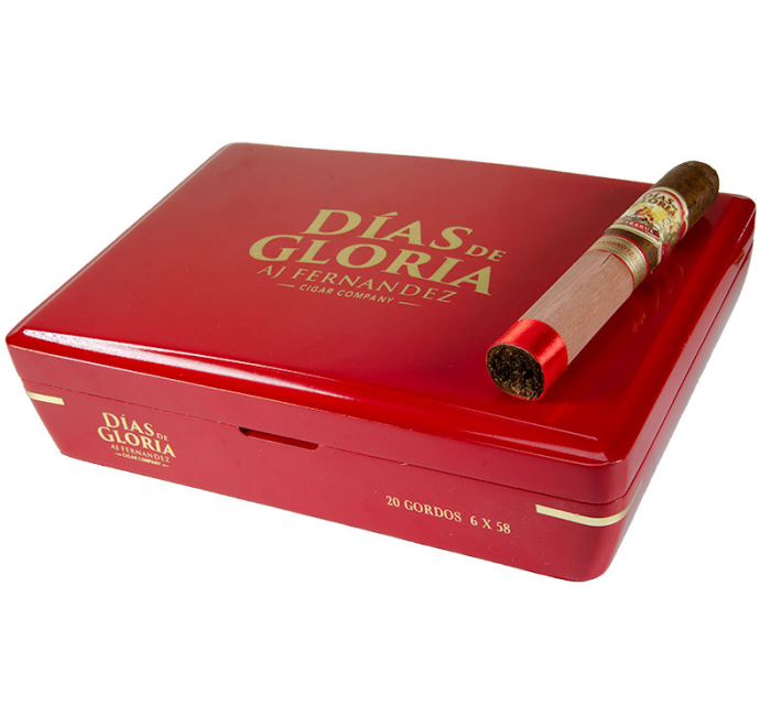 Коробка A. J. Fernandez Dias De Gloria Gordo на 20 сигар