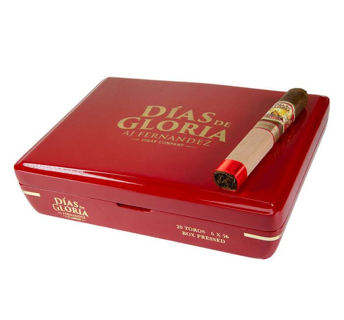 Коробка A. J. Fernandez Dias De Gloria Toro на 20 сигар