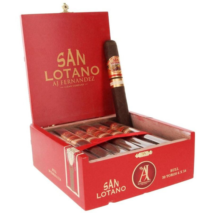 Коробка A. J. Fernandez San Lotano Bull Toro на 20 сигар
