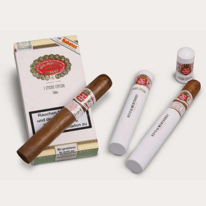 Упаковка Hoyo de Monterrey Epicure Especial Tubos на 3 сигары