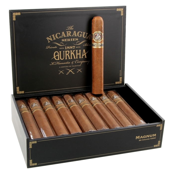 Коробка Gurkha Nicaragua Series Magnum на 20 сигар