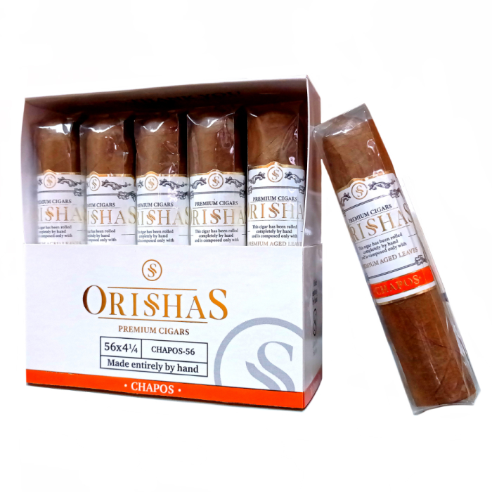 Упаковка Orishas Chapos-56 на 10 сигар