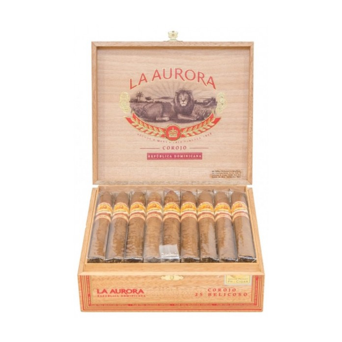 Коробка La Aurora 1962 Corojo Belicoso на 20 сигар