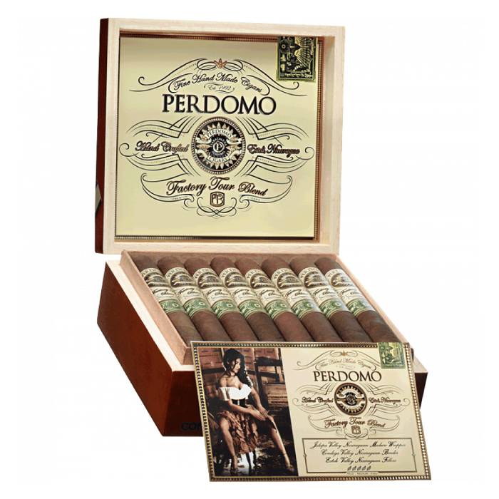 Коробка Perdomo Factory Tour Blend Maduro Toro на 24 сигары