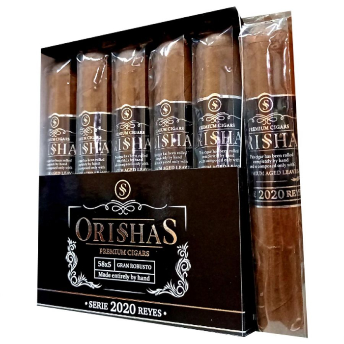 Упаковка Orishas Serie Reyes 2020 Gran Robusto на 10 сигар