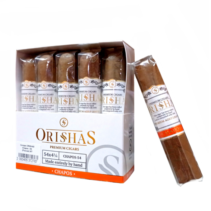 Упаковка Orishas Chapos-54 на 10 сигар