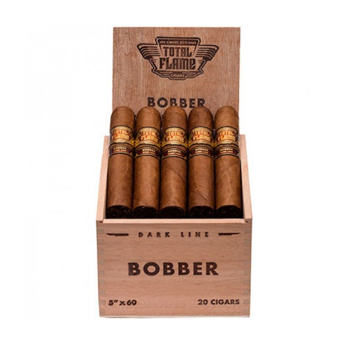 Коробка Total Flame Dark Line Bobber на 20 сигар