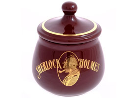Банка для табака Lubinski «Шерлок Холмс», керамика, малая DSH0M