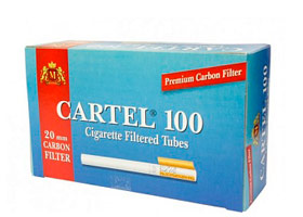 Сигаретные гильзы Cartel Carbon 100 шт.