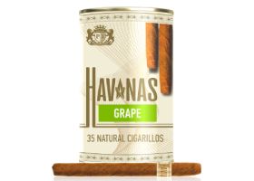 Сигариллы Havanas Natural Grape - туба 35 шт.