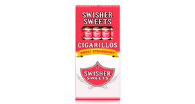 Сигариллы Swisher Sweets Strawberry Mini Cigarillos