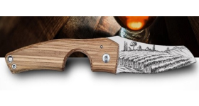 Сигарный нож Le Petit Barrel - Oak Wood - Cognac