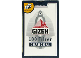 Фильтры для самокруток Gizeh Filters Charcoal