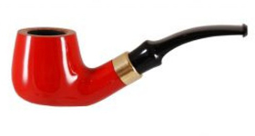 Курительная трубка Big Ben Royal Goldline red polish 014