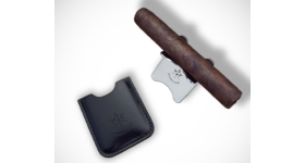 Подставка под сигару Le Petit - Black Leather Cigar Stand (Черная)
