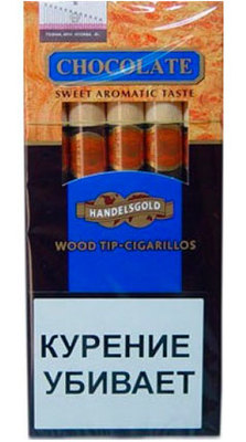 Сигариллы Handelsgold Chocolаte Blue Wood Tip
