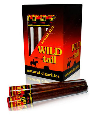 Сигариллы Wild Tail American Whiskey (в стеклянных тубах) 25шт.