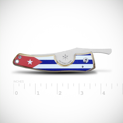 Сигарный нож Le Petit - Flag - Cuba Light Wood