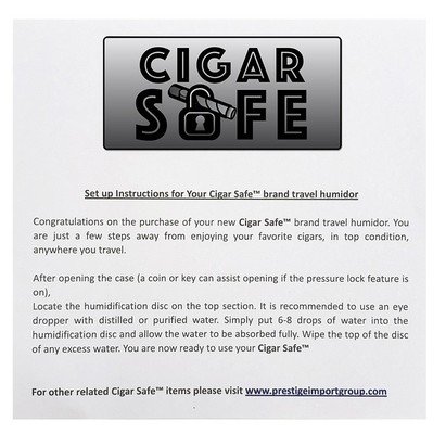 Дорожный хьюмидор Aficionado Cigar Safe 40