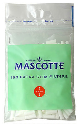 Фильтры для самокруток Mascotte Extra Slim Filters 150