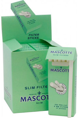 Фильтры для самокруток Mascotte Slim Filters Sticks 102