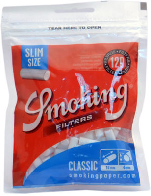 Фильтры для самокруток Smoking Slim Classic (Blue)