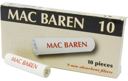 Фильтры для трубок Mac Baren Угольные 9мм, 10шт.