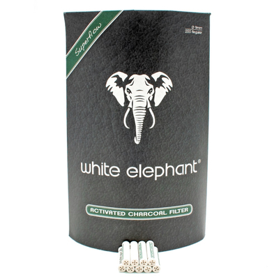 Фильтры для трубок White Elephant Угольные 9мм. 250 шт.