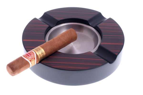 Пепельница сигарная Lubinski на 4 сигары, Эбеновое дерево E641