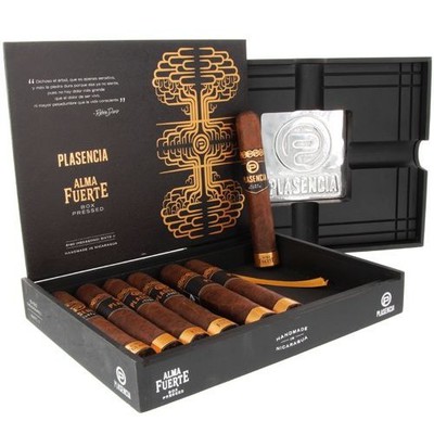Подарочный набор Подарочный набор сигар Plasencia Alma Fuerte Sixto II Hexagono с пепельницей