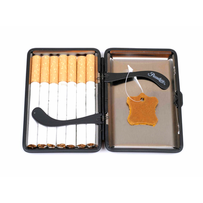 Портсигар Passatore на 14 сигарет, натуральная буйволиная кожа, светло-коричневый, C124