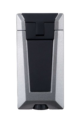 Зажигалка сигарная Colibri Stealth (тройное пламя), серый металлик LI900T7