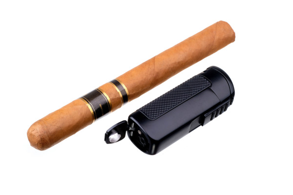 Зажигалка сигарная Passatore с пробойником, черная 234-501